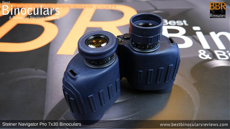 Eyecups on the Steiner Navigator Pro 7x30 binoculars