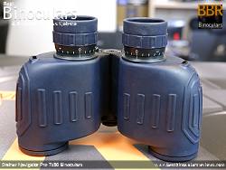 Underside view of the Steiner Navigator Pro 7x30 binoculars