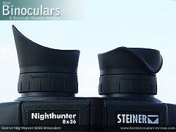 Eyecups on the Steiner Nighthunter 8x56 Binoculars