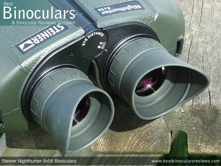 Eyecups on the Steiner Nighthunter 8x56 Binoculars