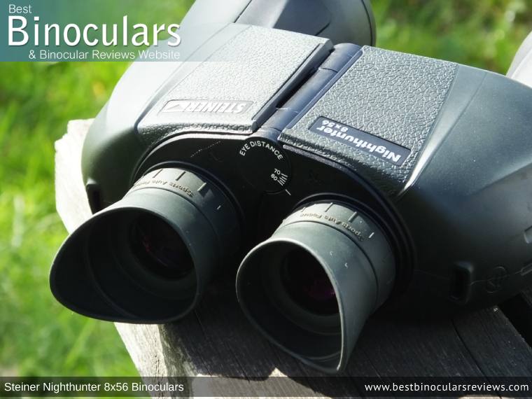 Focus Wheel on the Steiner Nighthunter 8x56 Binoculars