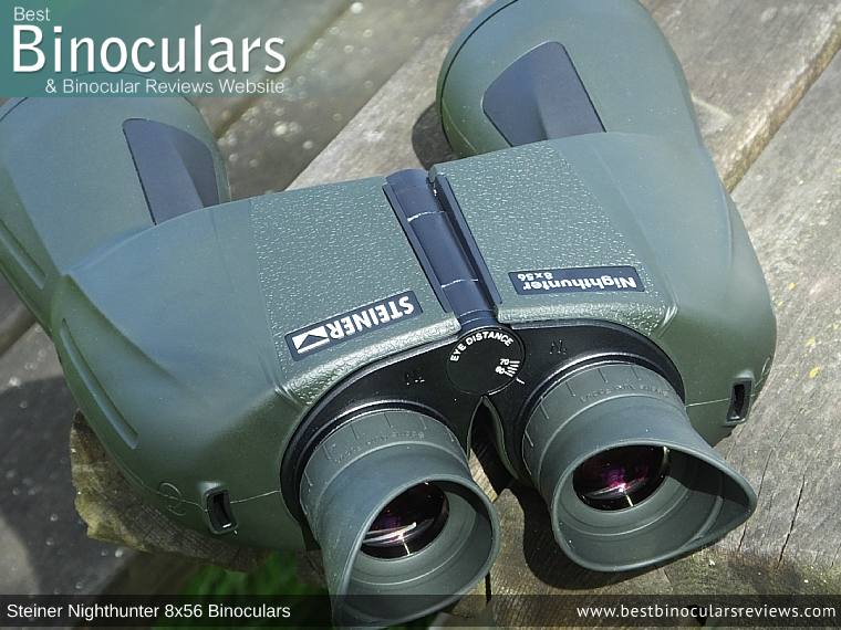 Focus Wheel on the Steiner Nighthunter 8x56 Binoculars