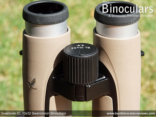 Focus Wheel on the Swarovski EL 10x32 Binoculars