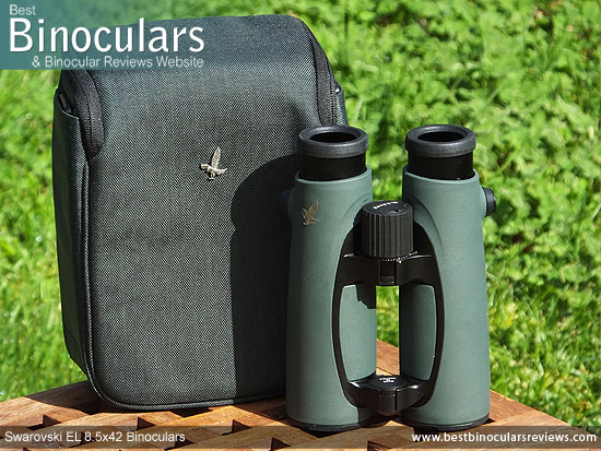 Carry case & the Swarovski EL 8.5x42 Binoculars