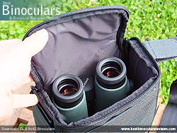 Swarovski EL 8.5x42 Binoculars in the Carry Bag