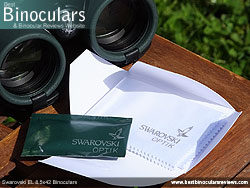 Cleaning Kit supplied with the Swarovski EL 8.5x42 Binoculars