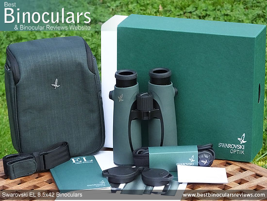 Accessories and the Swarovski EL 8.5x42 Binoculars