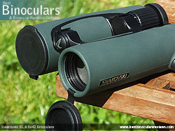 Lens Covers on the Swarovski EL 8.5x42 Binoculars