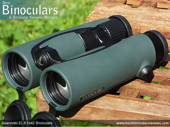 42mm Objective lenses on the Swarovski EL 8.5x42 Binoculars