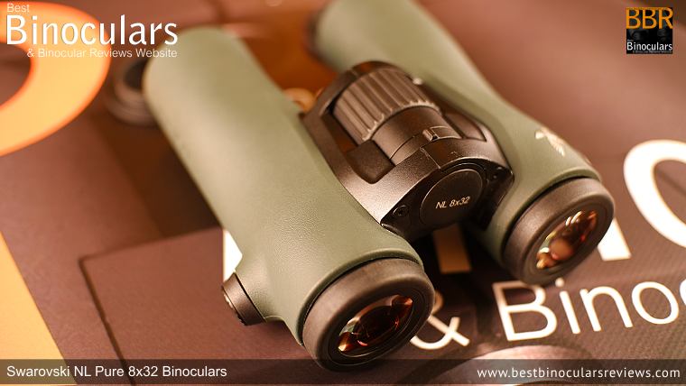 Focus Wheel on the Swarovski NL Pure 8x32 Binoculars