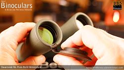 Lens Covers on the Swarovski NL Pure 8x32 Binoculars
