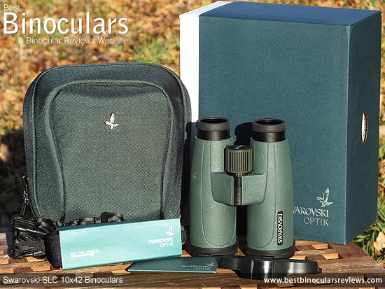 Swarovski SLC 10x42 Binoculars with box and accessories