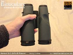 Underside the Swarovski SLC 15x56 HD Binoculars