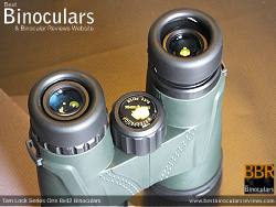 Twist-Up Eyecups on the Tom Lock Series One 8x42 Binoculars