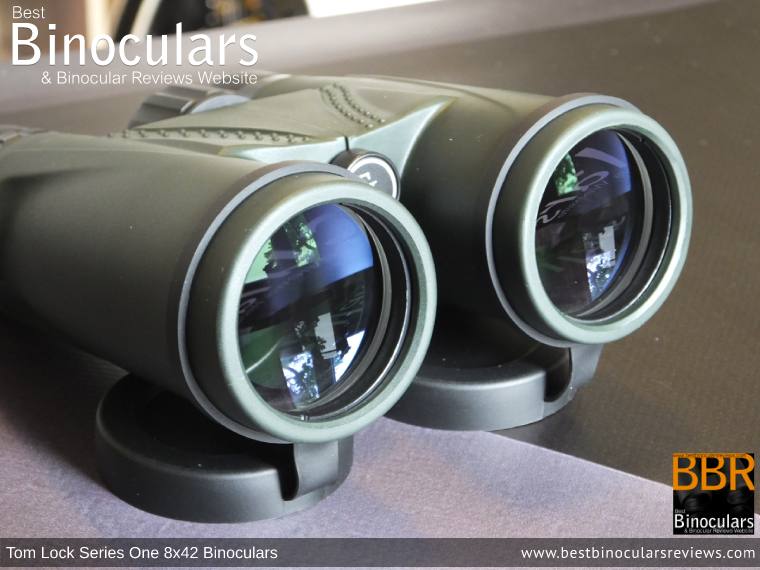 42mm Objective Lenses on the Tom Lock Series One 8x42 Binoculars