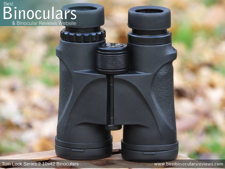 Tom Lock Series 2 10x42 Binoculars - Front View