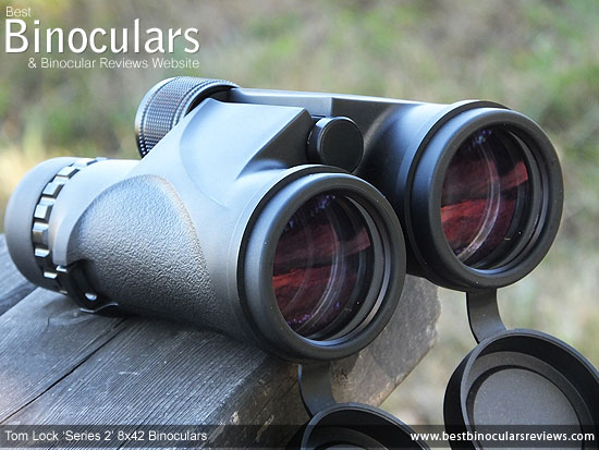 42mm Objective Lenses on the Tom Lock Series 2 8x42 Binoculars