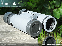 Objective Lens Covers on the Tract Toric 8x42 Binoculars