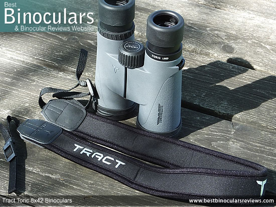 Tract Toric 8x42 Binoculars neck strap