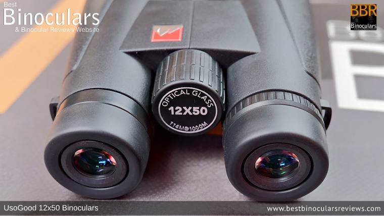 Focus Wheel on the UsoGood 12x50 Binoculars