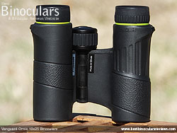 Underside of the Vanguard Orros 10x25 Binoculars