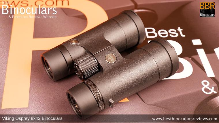 Focus Wheel on the Viking Osprey 8x42 Binoculars