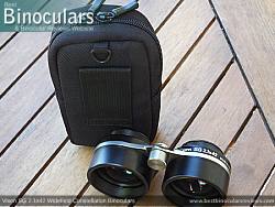 Rear view of the Carry Case & Vixen SG 2.1x42 Binoculars