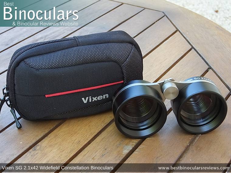 The Vixen SG 2.1x42 Binoculars & Carry Case