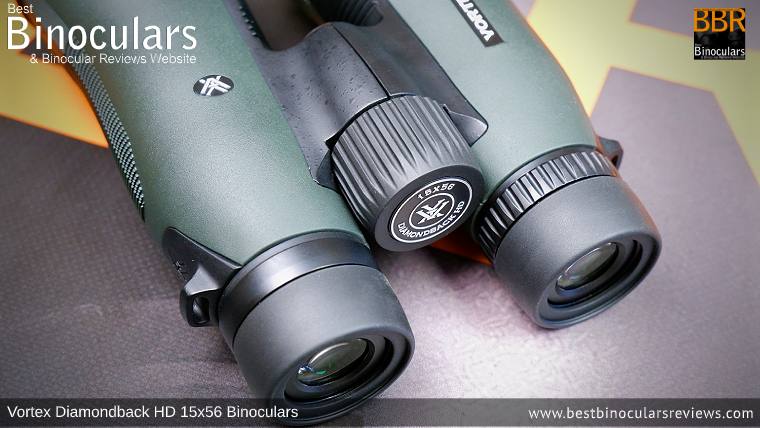 Focus Wheel on the Vortex Diamondback HD 15x56 Binoculars