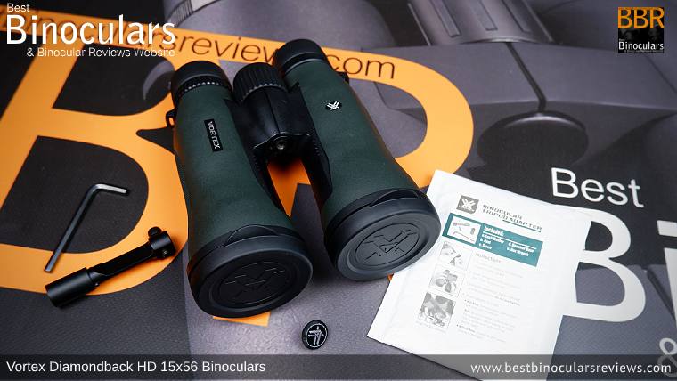 Vortex Diamondback HD 15x56 binoculars & Included Tripod Adapter