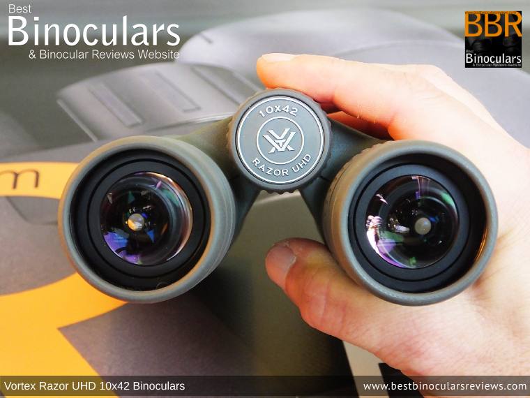 Focus Wheel on the Vortex Razor UHD 10x42 Binoculars