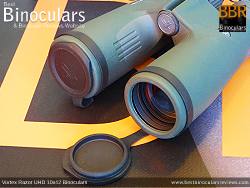 Objective Lens Covers on the Vortex Razor UHD 10x42 Binoculars