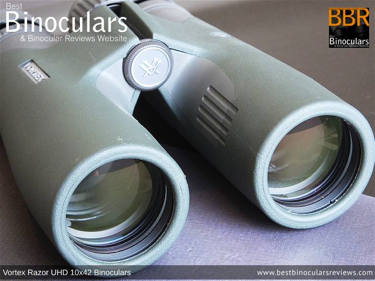 42mm Objective Lenses on the Vortex Razor UHD 10x42 Binoculars