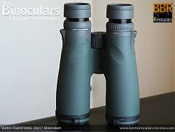 Underside of the Vortex Razor UHD 10x42 Binoculars