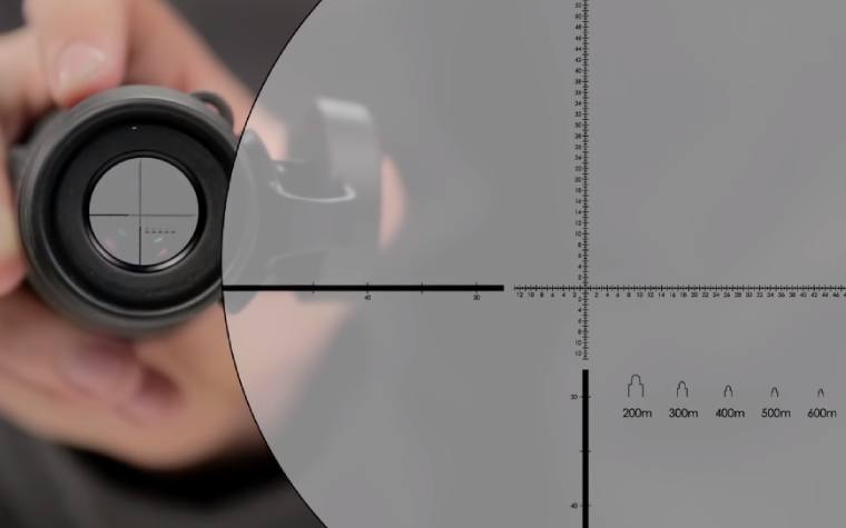 MRAD Milling Reticle on the Vortex Recce Pro HD Monocular 8x32