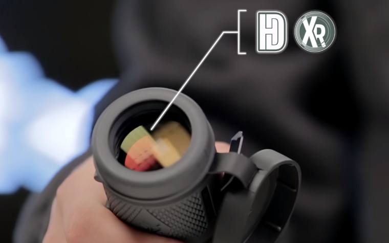 Optical coatings on the Vortex Recce Pro HD Monocular 8x32