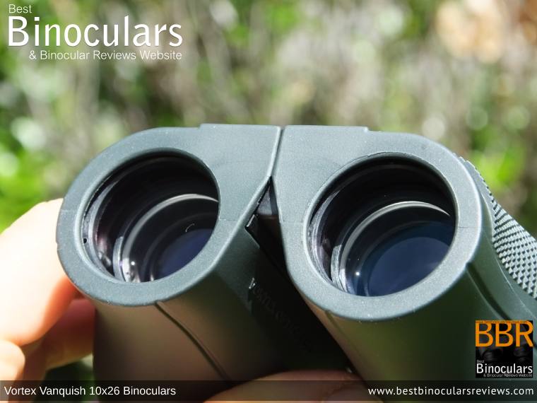 26mm Objective Lenses on the Vortex Vanquish 10x26 Binoculars