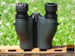 Underside of the Vortex Vanquish 10x26 Binoculars