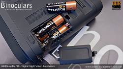 Battery compartment on the WildGuarder NB1 Digital Night Vision Binoculars