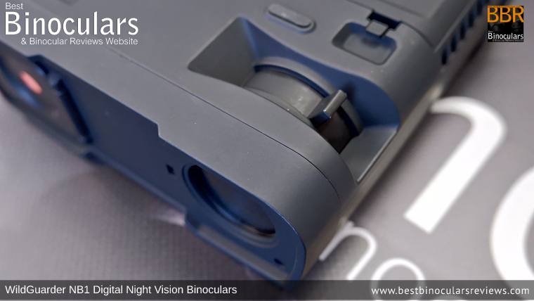 IR Adjustment Lever on the WildGuarder NB1 Digital Night Vision Binoculars