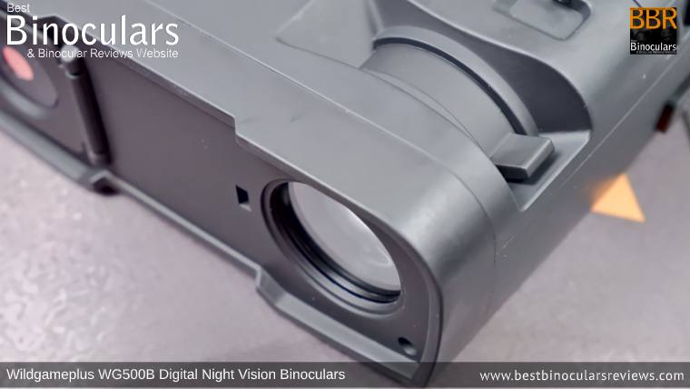 IR Adjustment Lever on the Wildgameplus WG500B Digital Night Vision Binoculars
