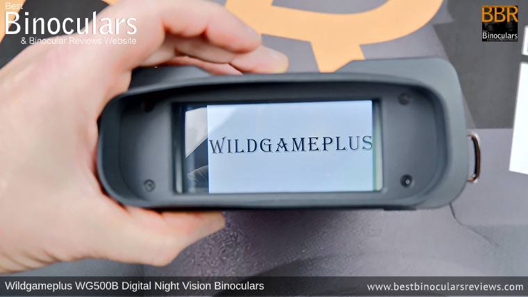 LCD screen on the Steiner Wildlife 10x26 vs Wildgameplus WG500B Digital Night Vision Binoculars