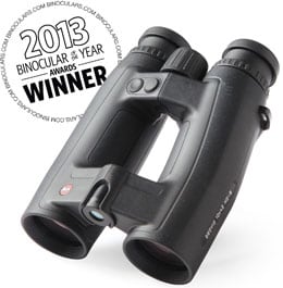 Binoculars.com's Innovation of the year Award 2013 -Leica Geovid 10x42 HD-B Laser Rangefinder Binoculars