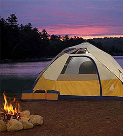 Camping Sunset