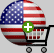 USA Shopping Basket Icon