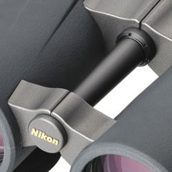 The Open Bridge Design of the Nikon Monarch X 8.5x45DCF binoculars