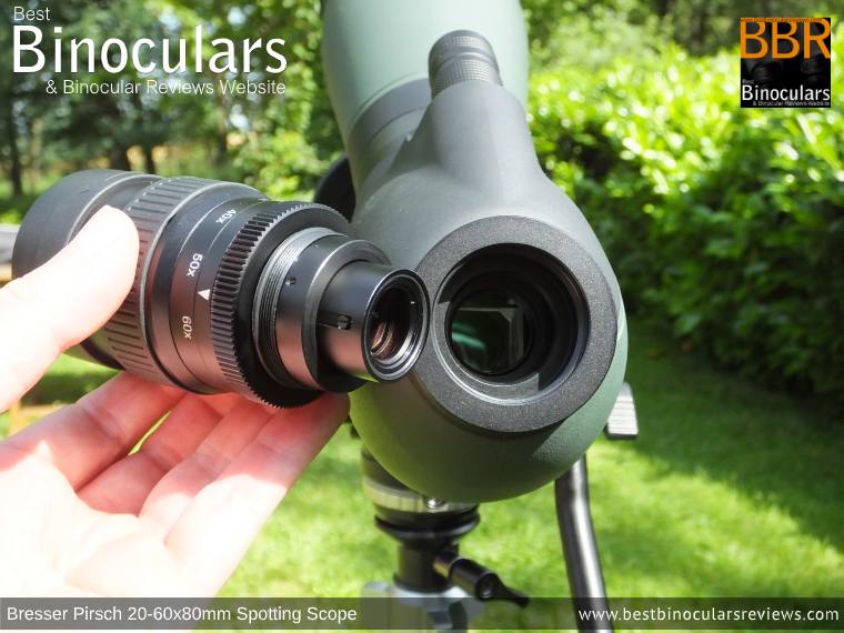 20x-60x Zoom Eyepiece for the Bresser Pirsch 20-60x80 Spotting Scope