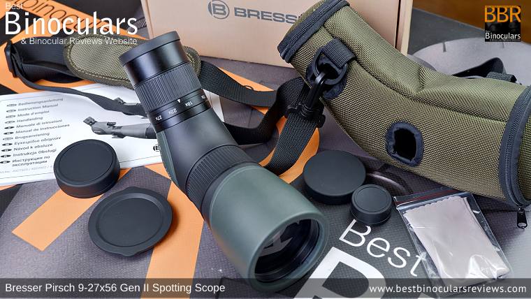 Accessories for the Bresser Pirsch 9-27x56 Gen II Spotting Scope