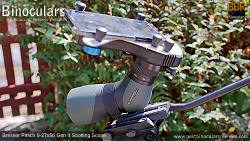 Snypx X-Wing Digiscoping adapter on the Bresser Pirsch 9-27x56 Gen II Spotting Scope