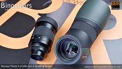 Removable 9-27x Zoom Eyepiece on the Bresser Pirsch 9-27x56 Gen II Spotting Scope